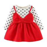 Newborn Infant baby girl clothes dresses Long Sleeve