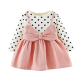 Newborn Infant baby girl clothes dresses Long Sleeve