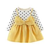 Newborn Infant baby girl clothes dresses Long Sleeve