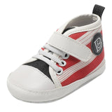 Newborn ToddlerBaby Boots Girls Boys Striped Print Soft Sole Boot