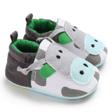 cute Anti-slip Pu leather crib Baby Girl Soft Booties