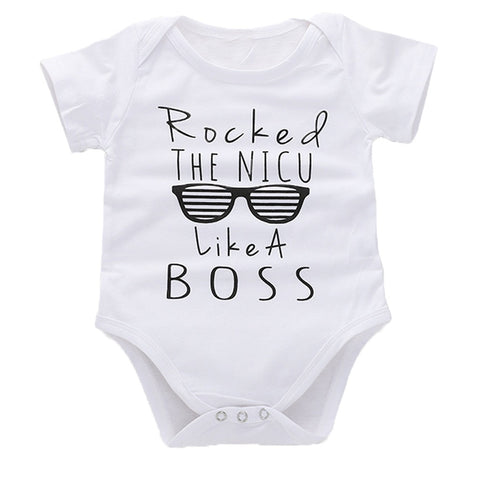 Newborn babies clothes for baby girl Infant short sleeve Letter Print Romper baby jumpsuit