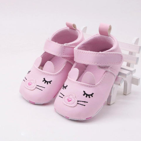 Newborn Baby Girl&Boy Soft toddler shoes Soled Smiley Face