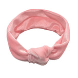 Fashion Kids Girls Baby headband Turban Solid Headband Hair Knotted