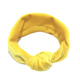 Fashion Kids Girls Baby headband Turban Solid Headband Hair Knotted