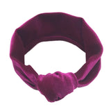 Fashion Kids Girls Baby headband Turban Solid Headband Hair Knotted