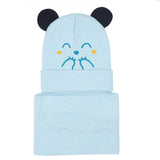 2Pcs Toddler Baby Girls Boys Warm Knitted Cap+Scarf