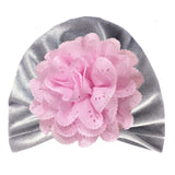 Fashion Newborn Baby Boy Girl Floral Pleuche Hat