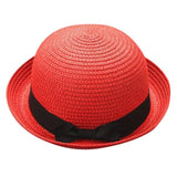 fashion design summer Straw Hat Kids