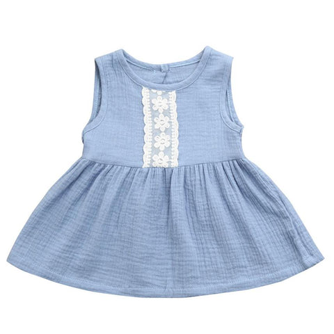 summer Sleeveless fashion dress for Toddler Baby Girls